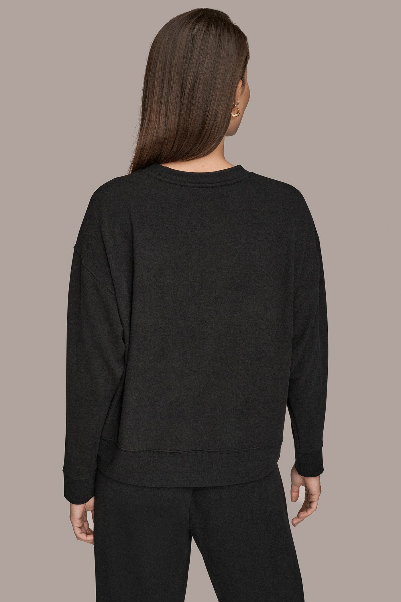 Donna Karan | LONG SLEEVE SWEATSHIRT