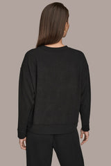 Donna Karan | LONG SLEEVE SWEATSHIRT