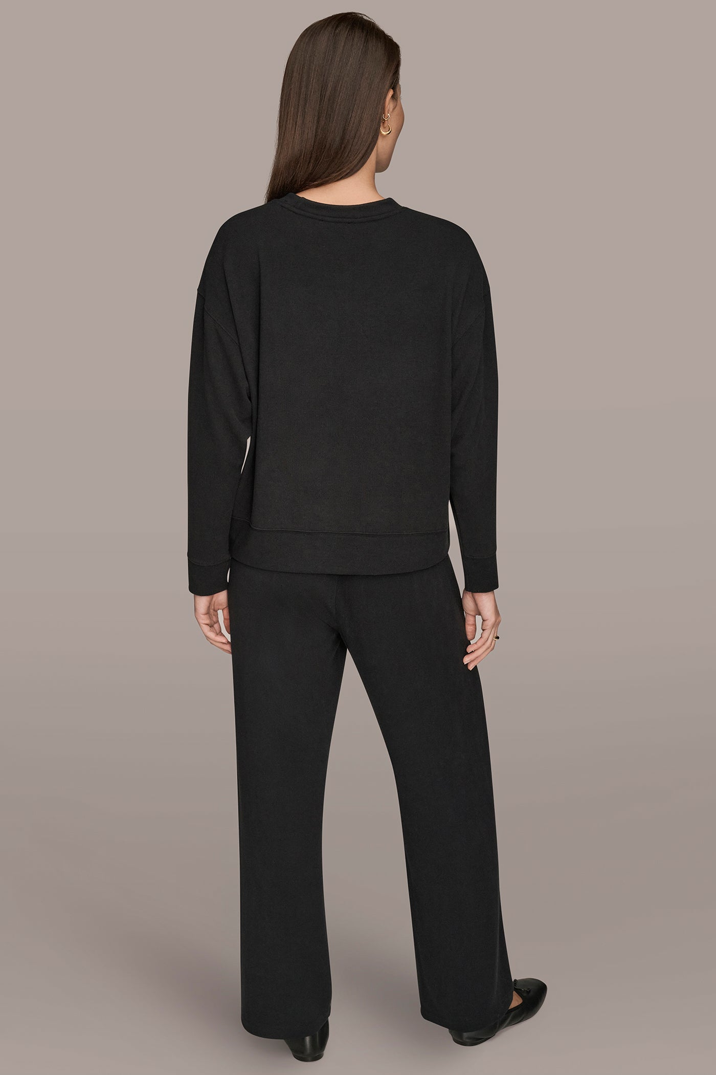 Donna Karan | LONG SLEEVE SWEATSHIRT