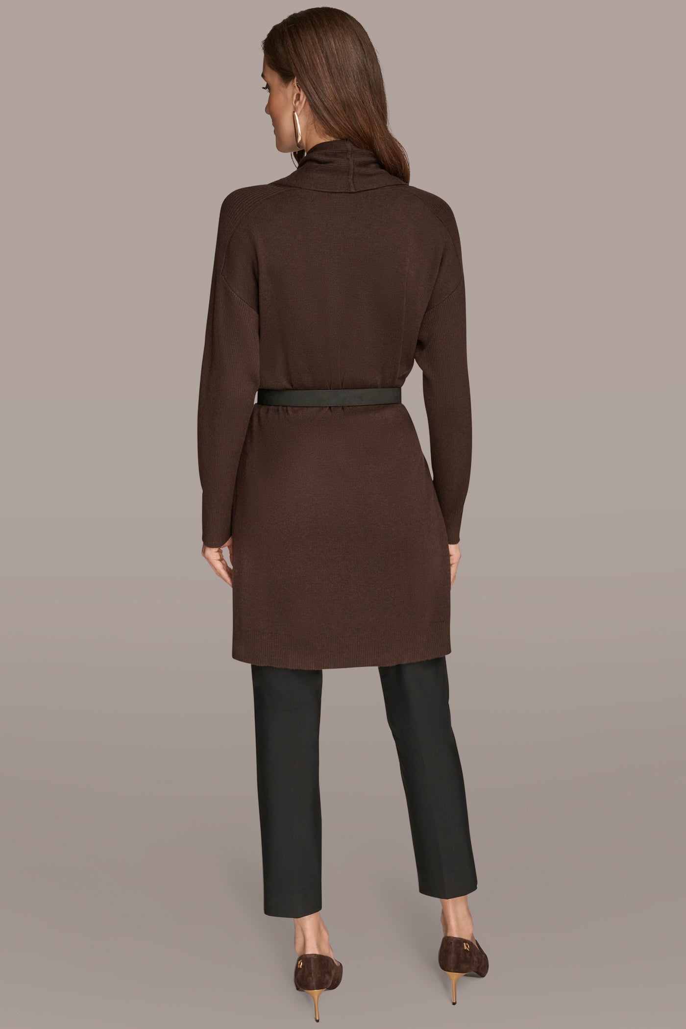 Donna Karan | V-NECK LONG CARDIGAN