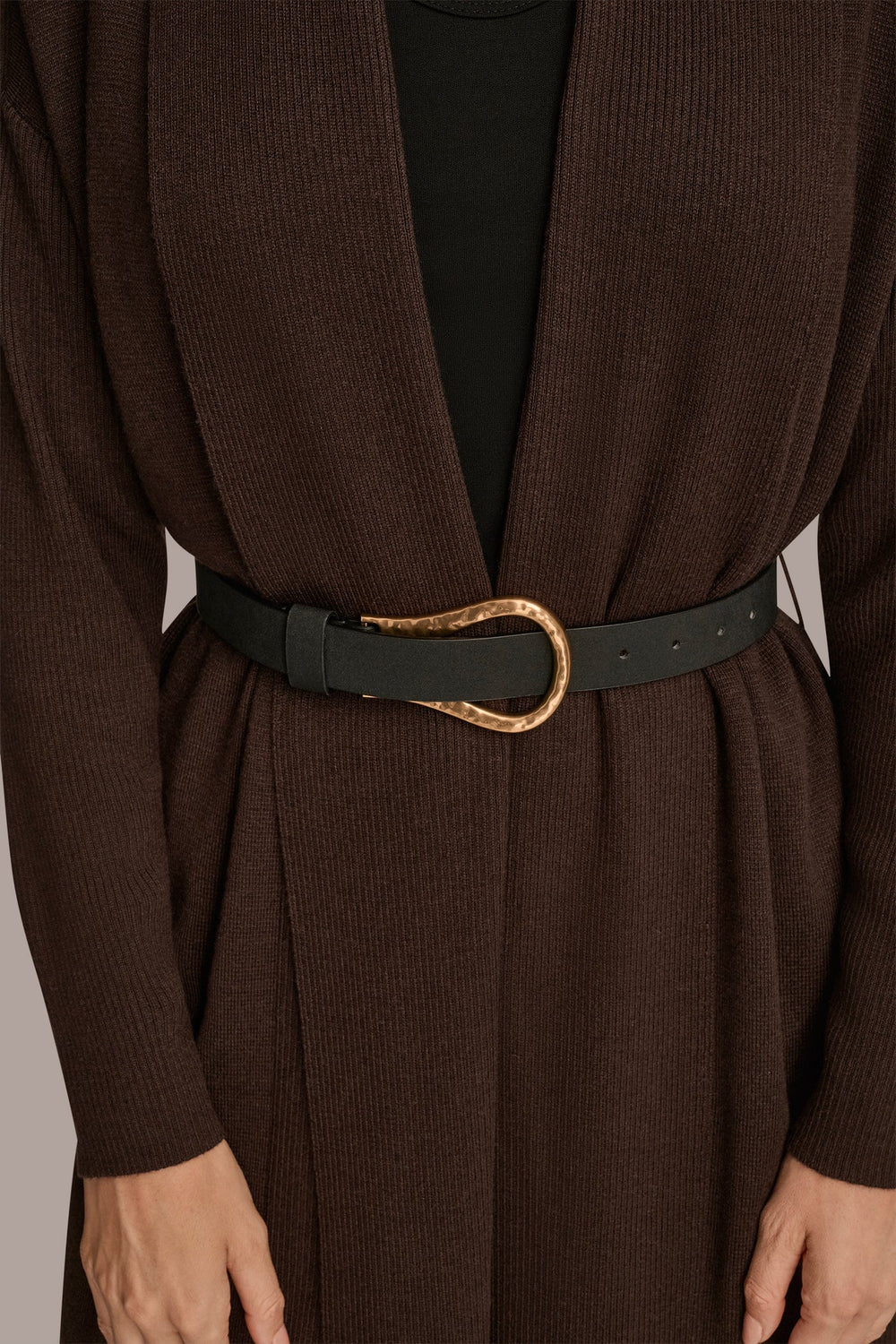 Donna Karan | V-NECK LONG CARDIGAN