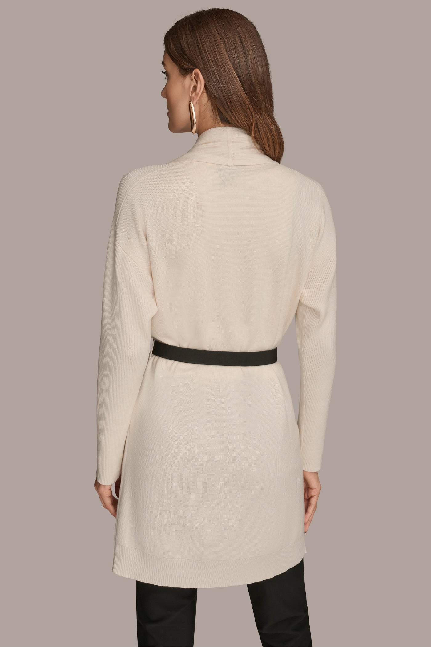 Donna Karan | V-NECK LONG CARDIGAN