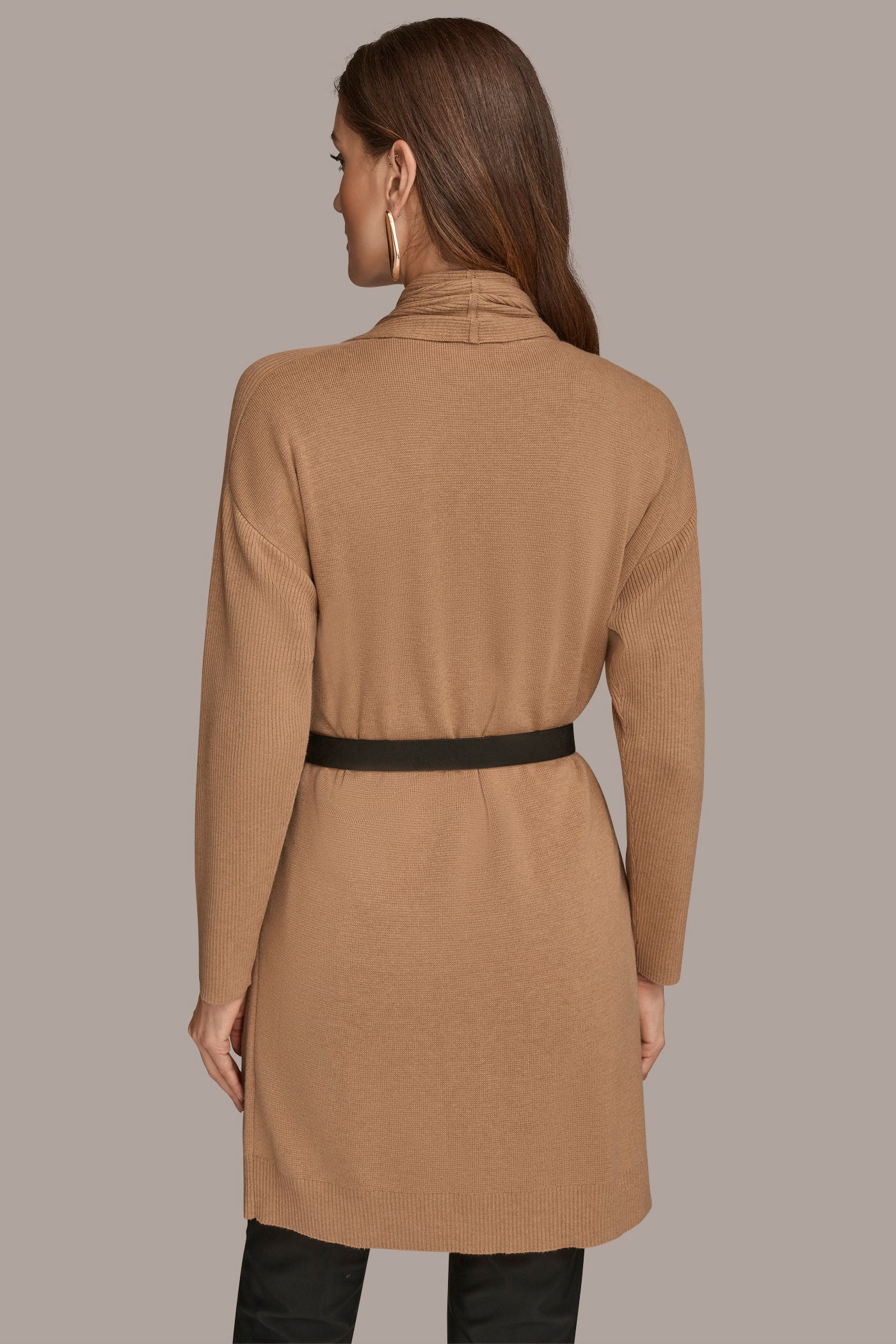 Donna Karan | V-NECK LONG CARDIGAN
