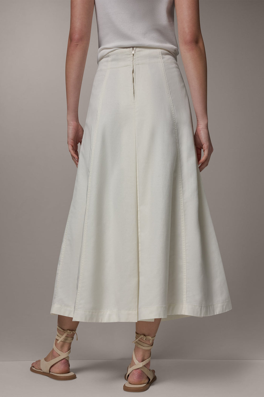 Donna Karan | MIDI A-LINE PANEL SKIRT
