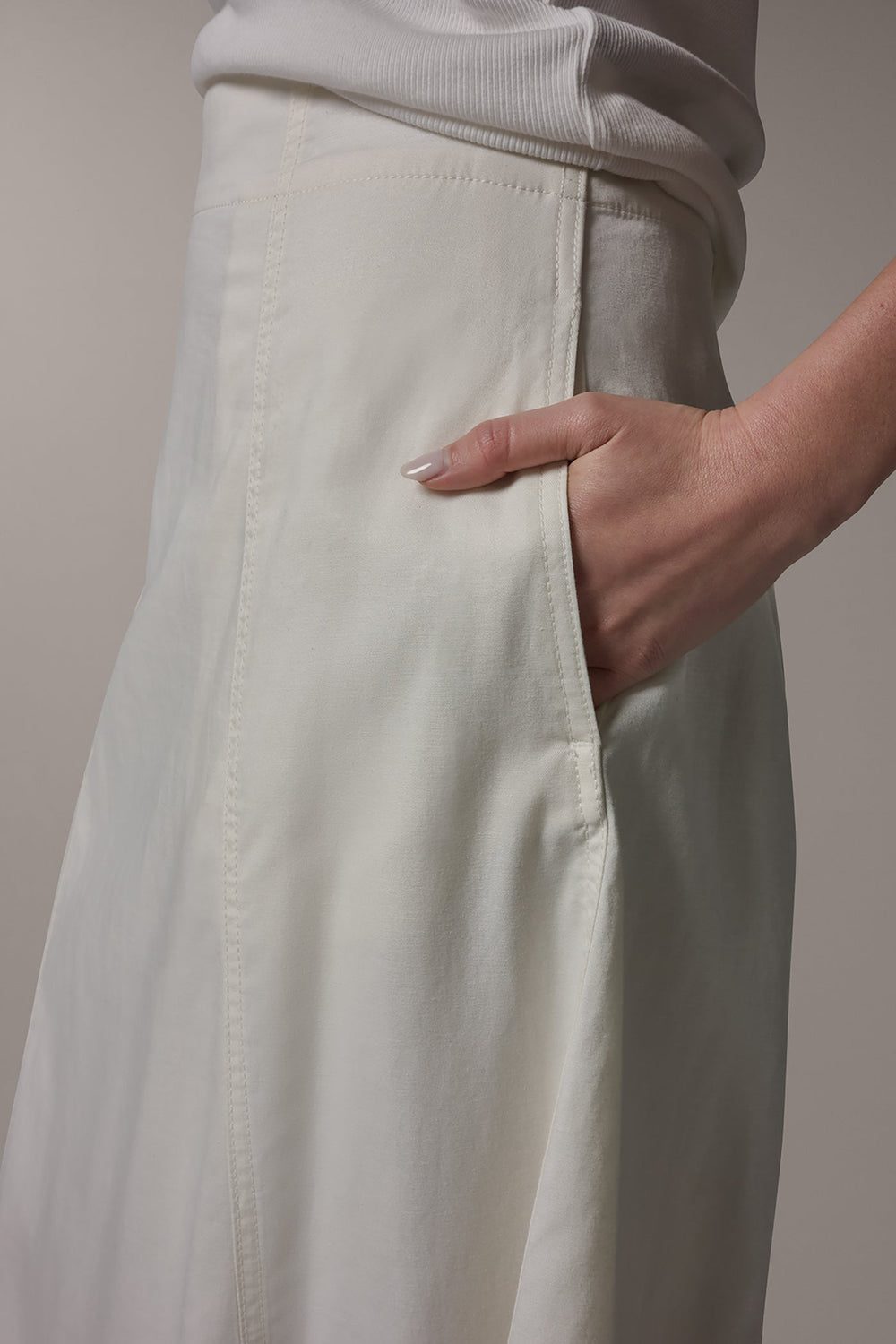 Donna Karan | MIDI A-LINE PANEL SKIRT