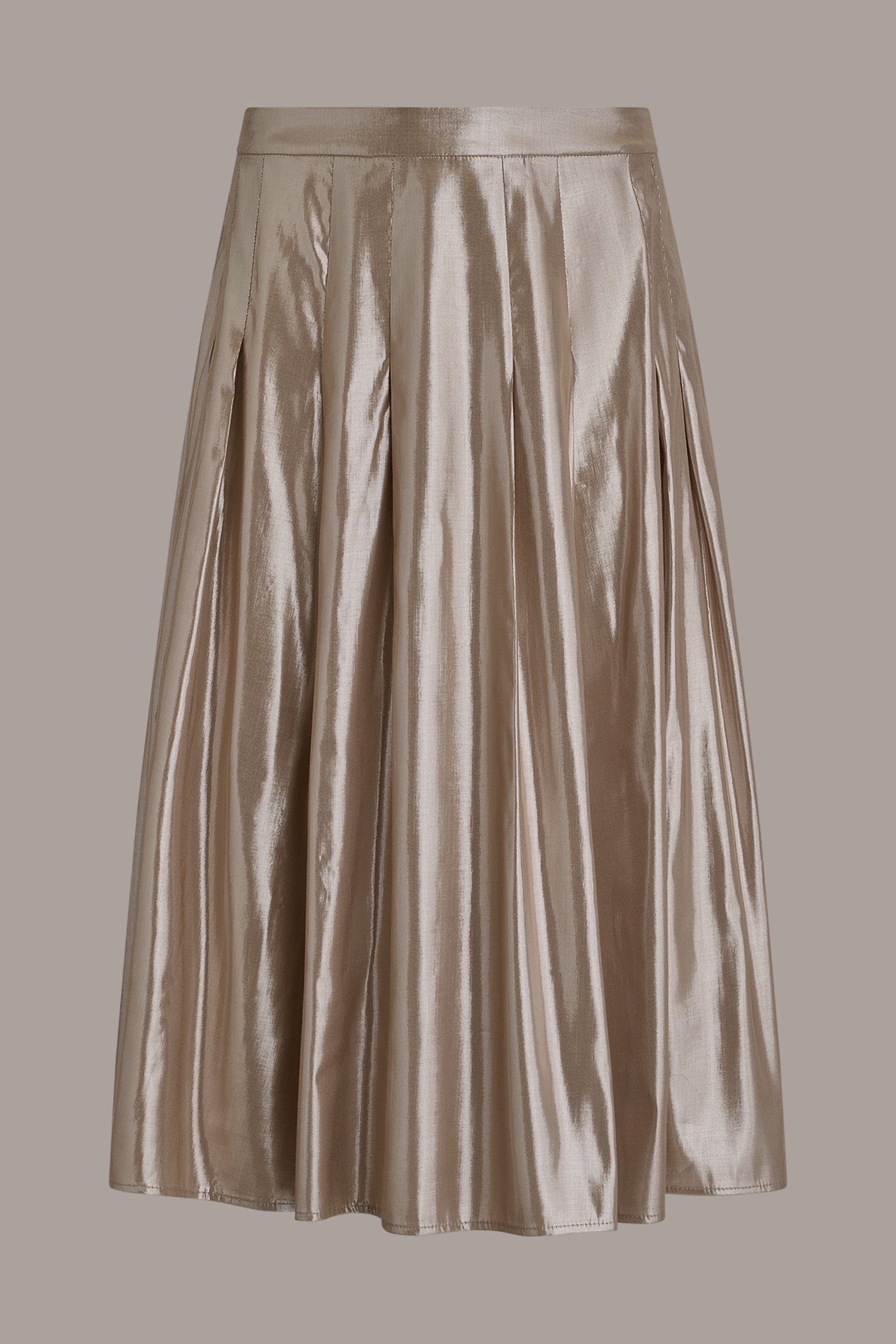 Donna Karan | METALLIC MIDI A-LINE SKIRT