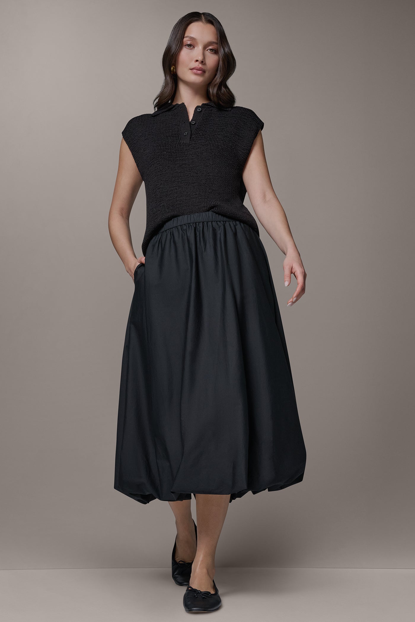 Donna Karan | MIDI BUBBLE SKIRT