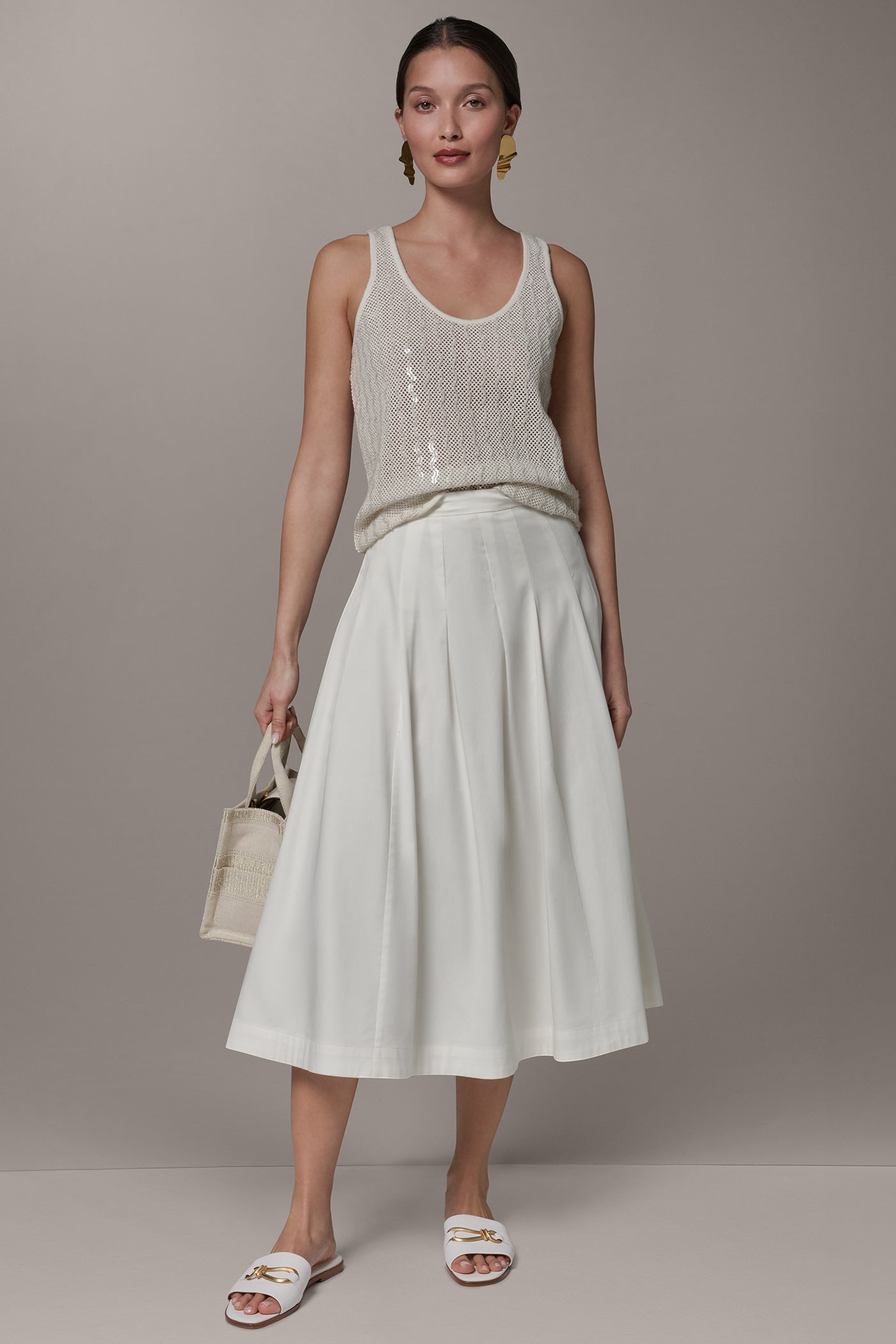 Donna Karan | MIDI A-LINE SKIRT