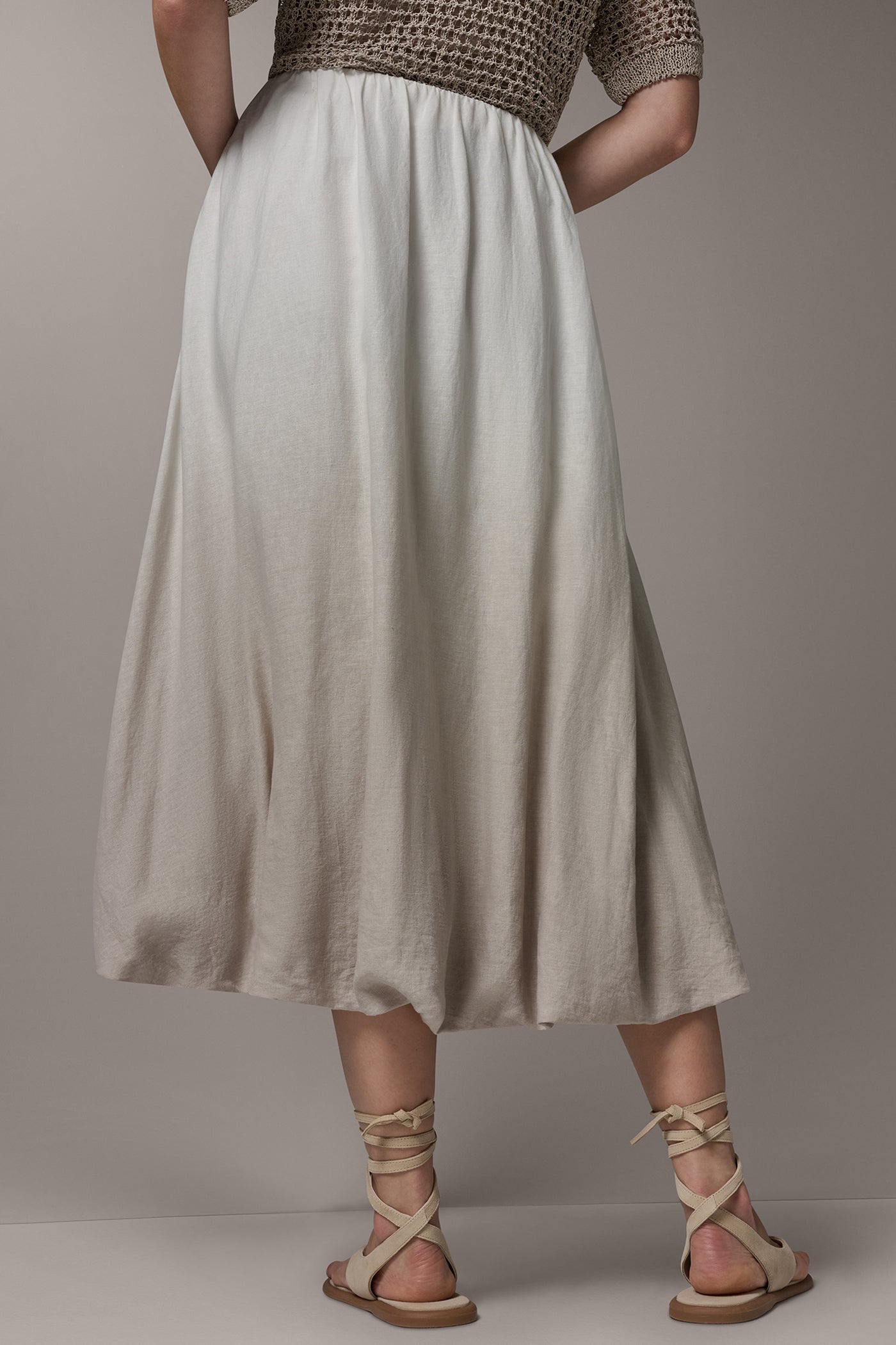 Donna Karan | DIP DYE MIDI BUBBLE SKIRT