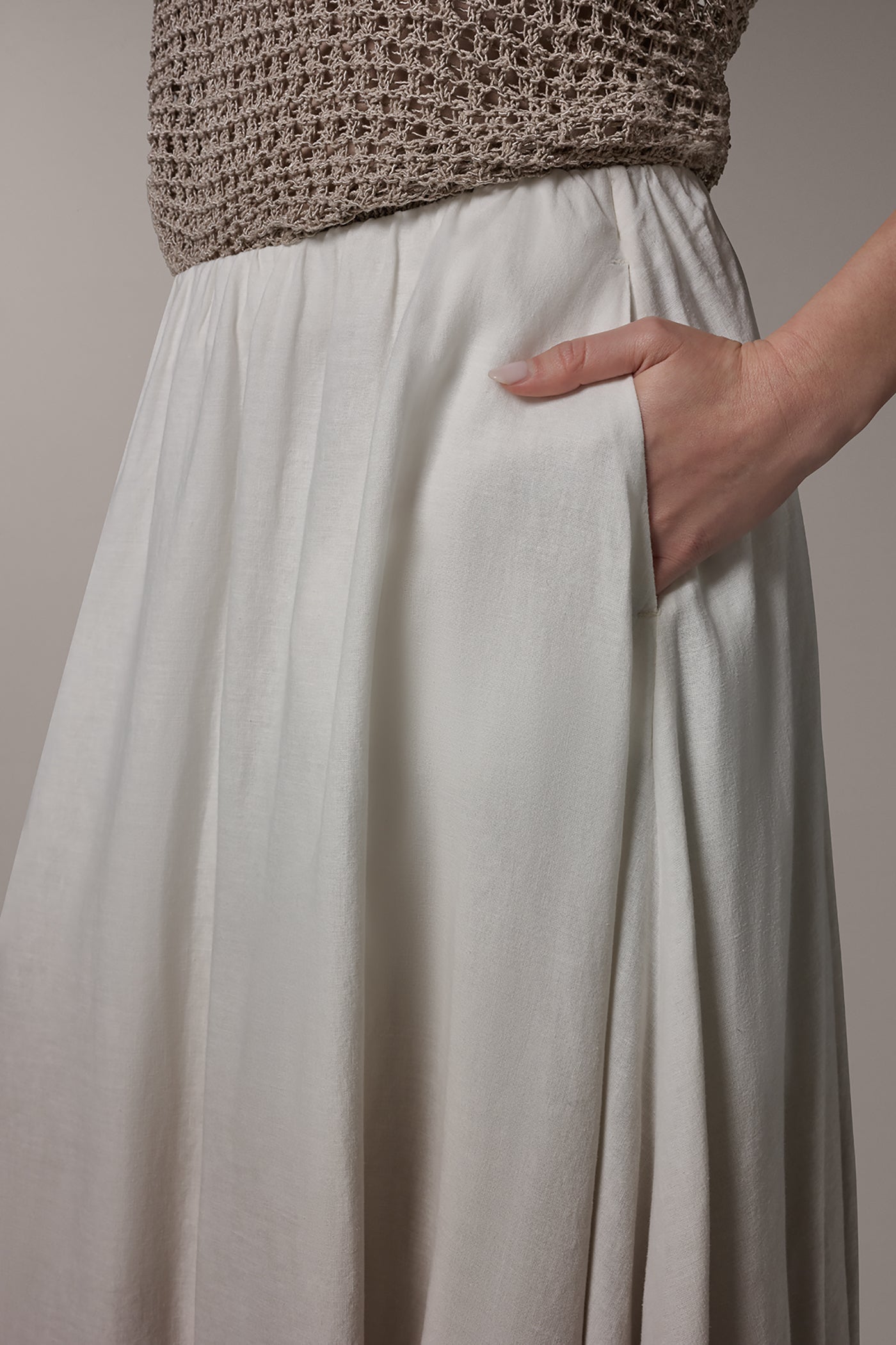 Donna Karan | DIP DYE MIDI BUBBLE SKIRT