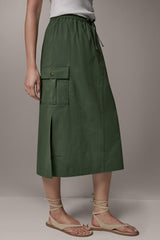 Donna Karan | MIDI CARGO PENCIL SKIRT