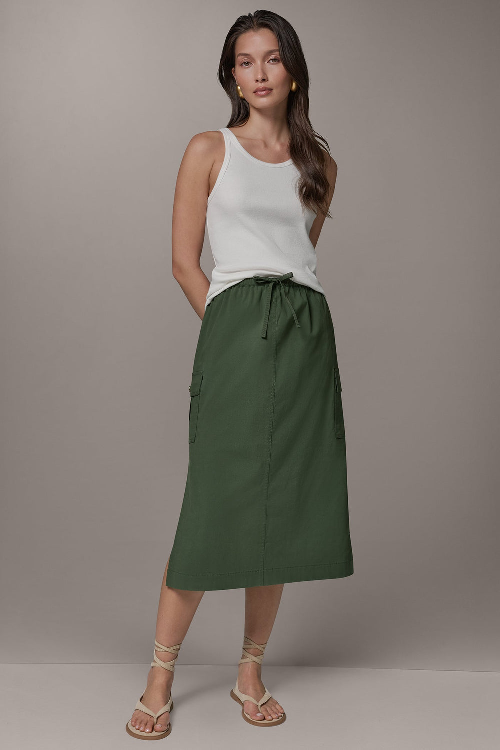 Donna Karan | MIDI CARGO PENCIL SKIRT