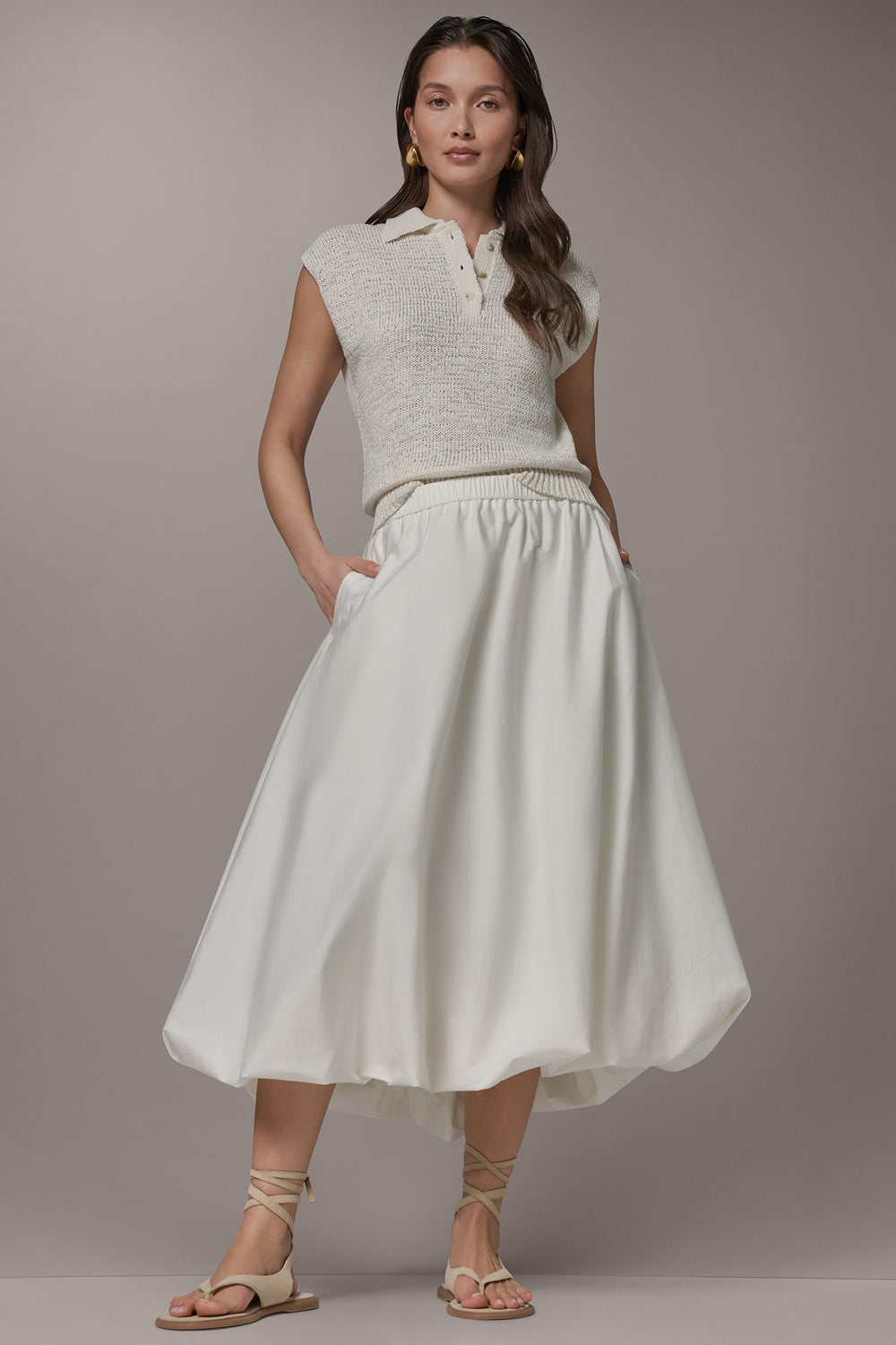 Donna Karan | MIDI BUBBLE SKIRT