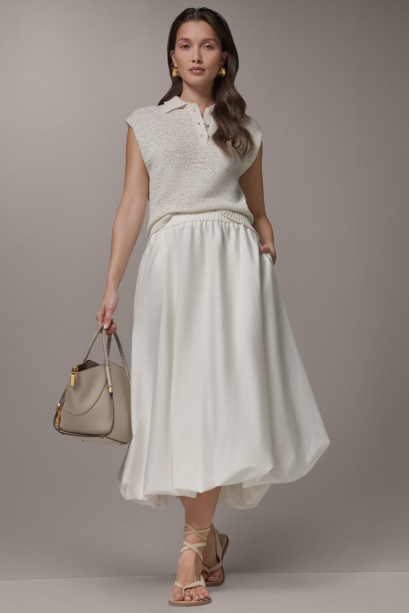 Donna Karan | MIDI BUBBLE SKIRT