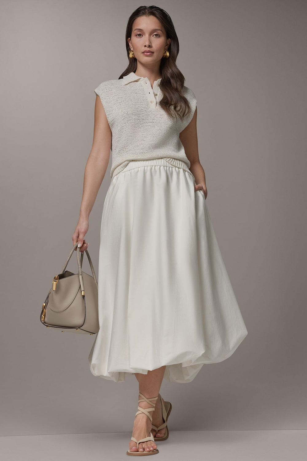 Donna Karan | MIDI BUBBLE SKIRT