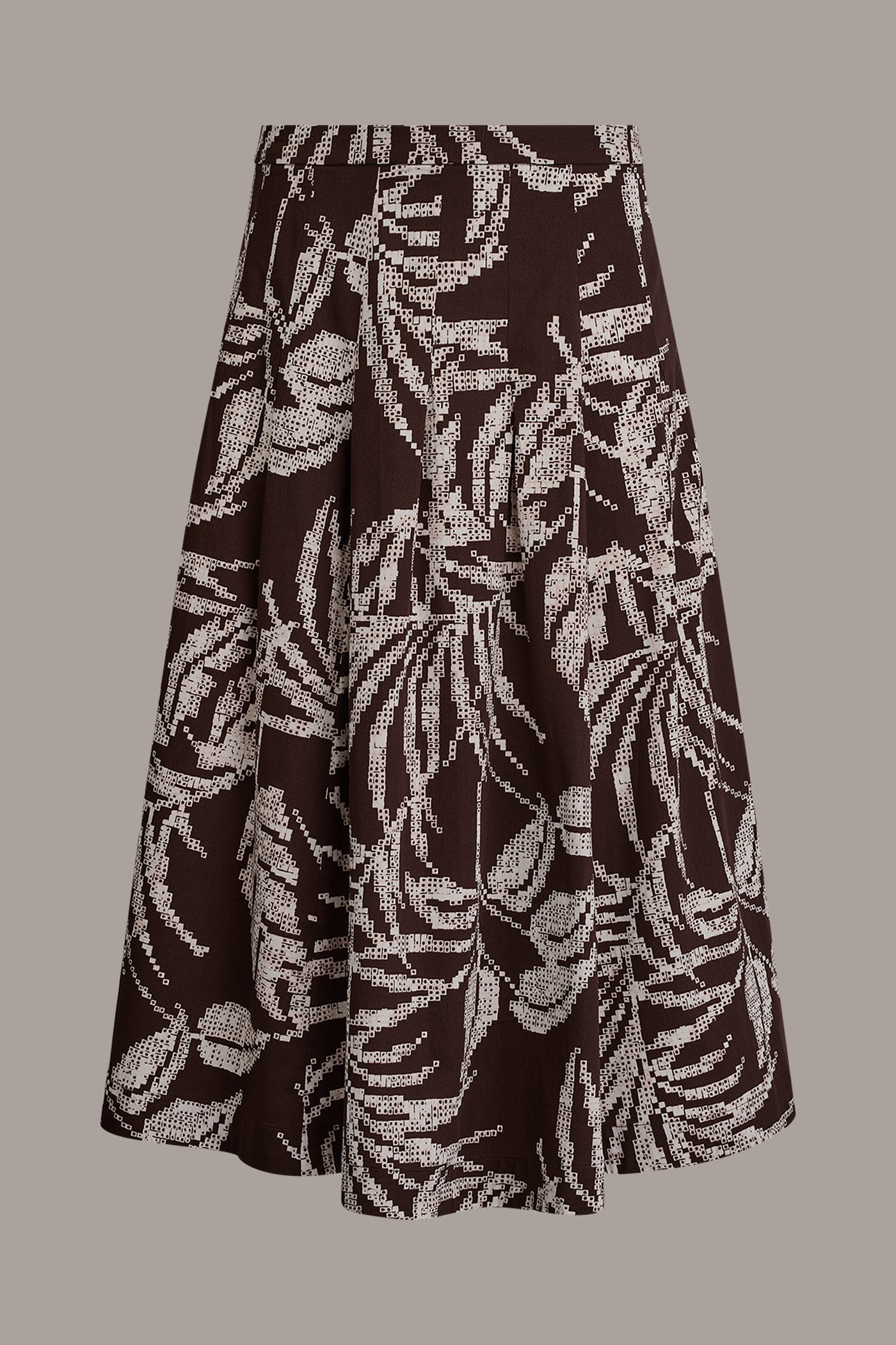 Donna Karan | PRINT MIDI A-LINE SKIRT