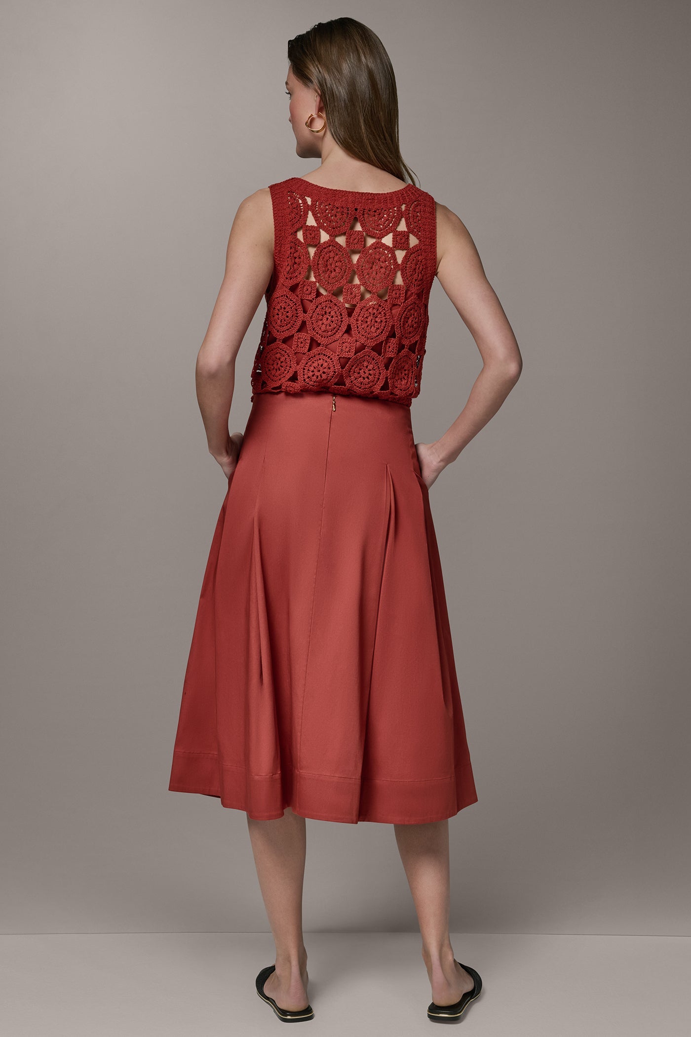 Donna Karan | MIDI A-LINE SKIRT