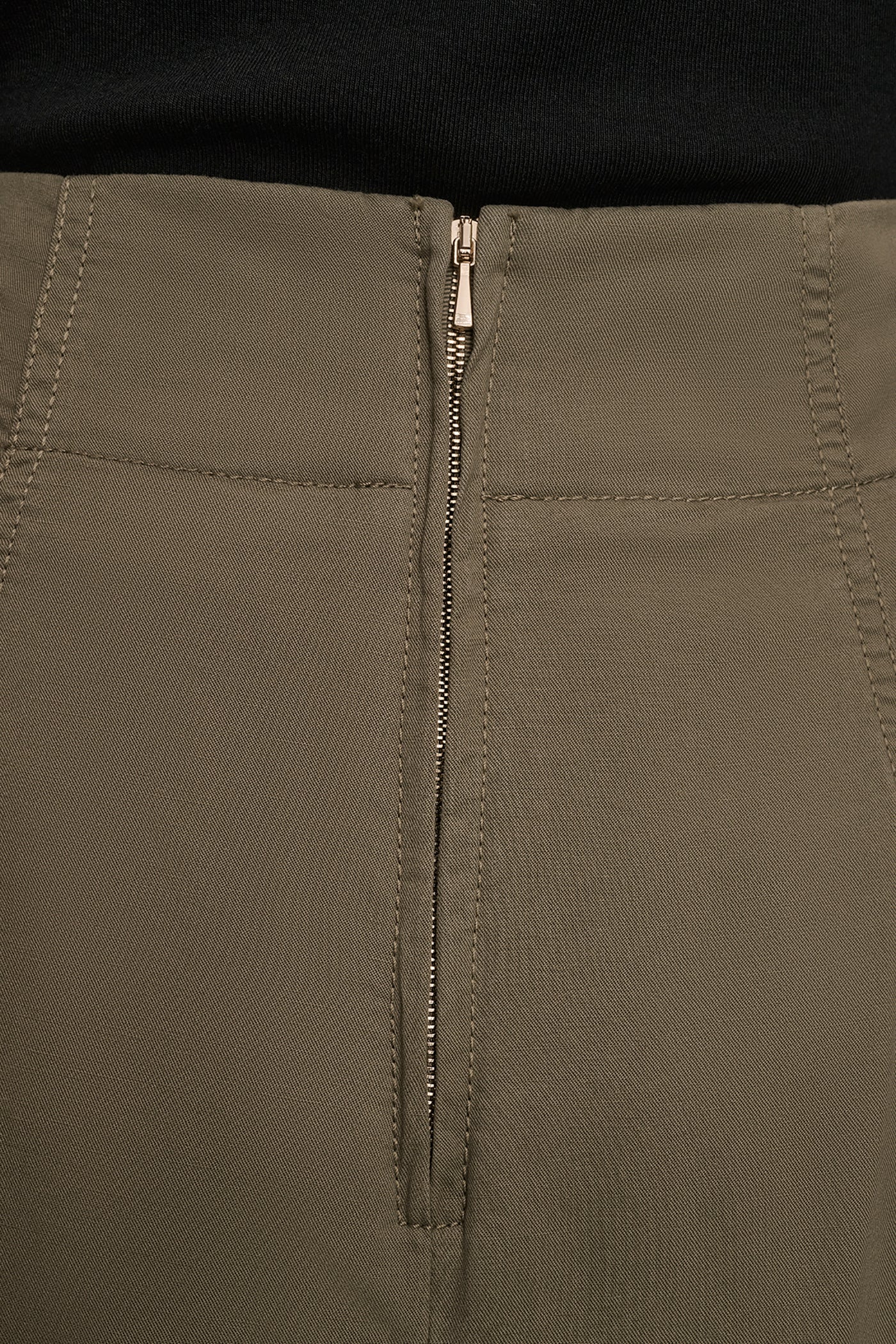 Donna Karan | BRUSHED MIDI PANEL TRUMPET SKIRT