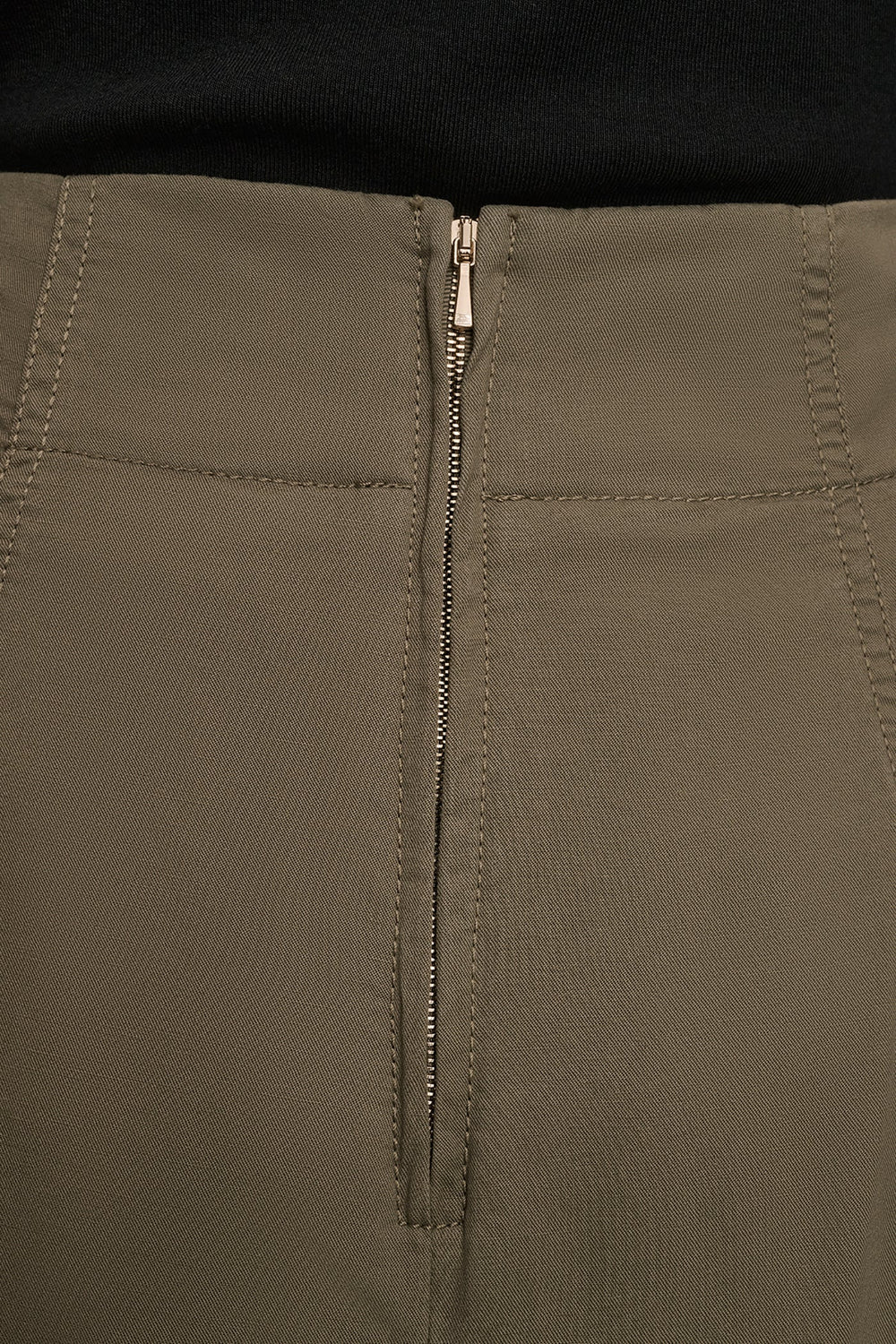 Donna Karan | BRUSHED MIDI PANEL TRUMPET SKIRT