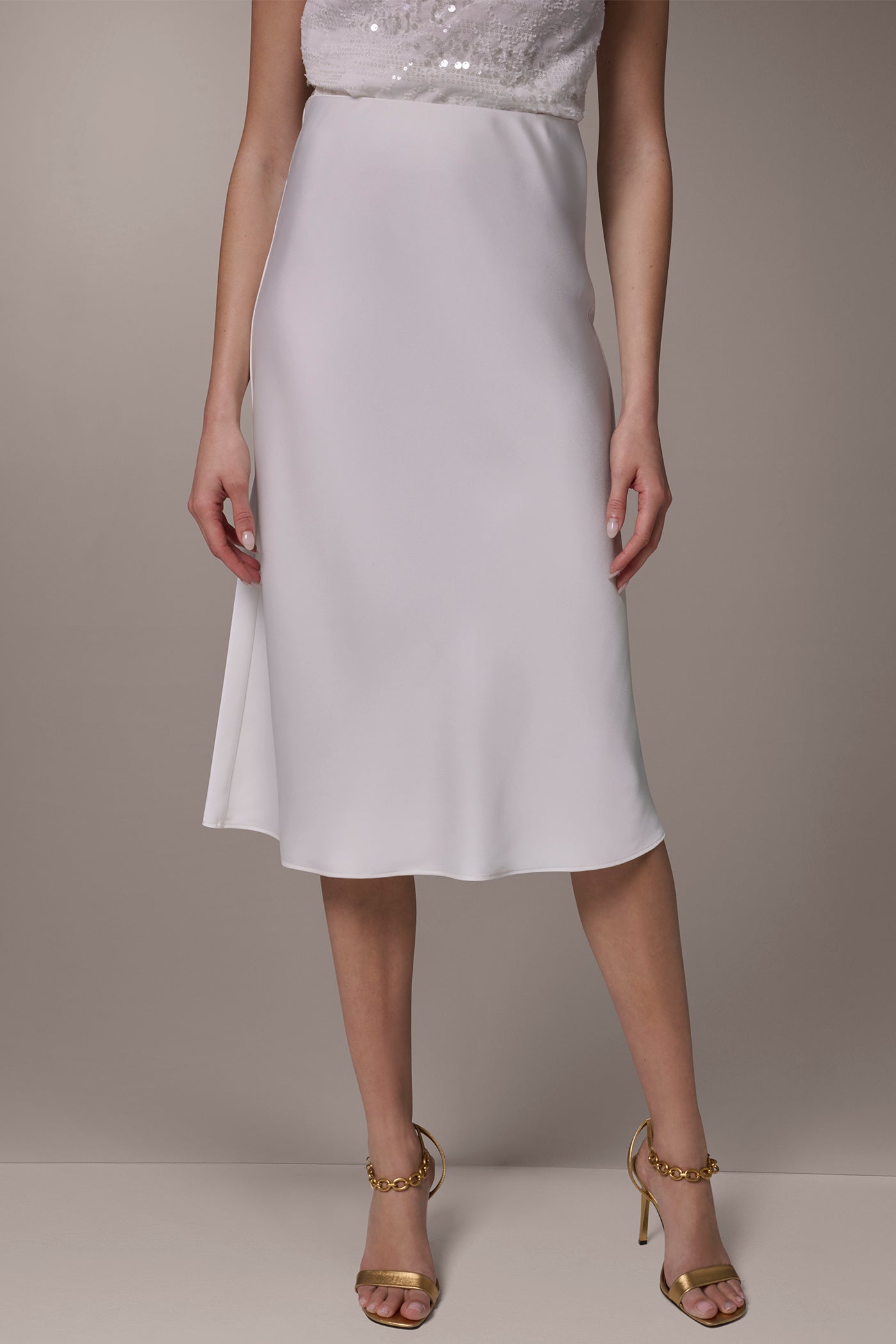 Donna Karan | SATIN BIAS SKIRT