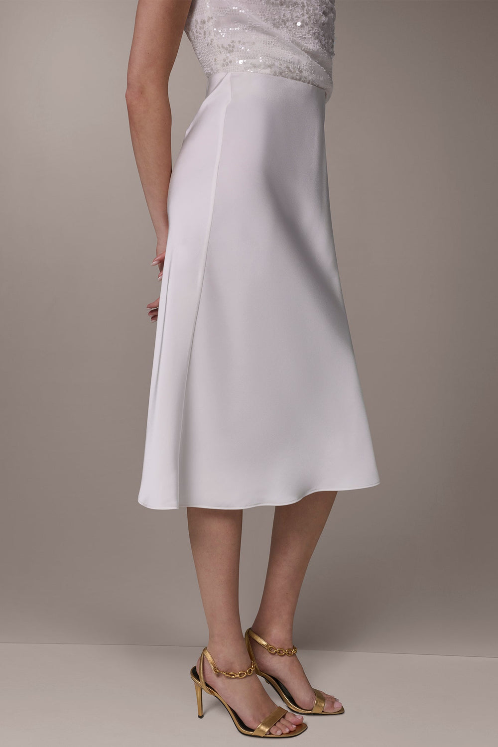 Donna Karan | SATIN BIAS SKIRT