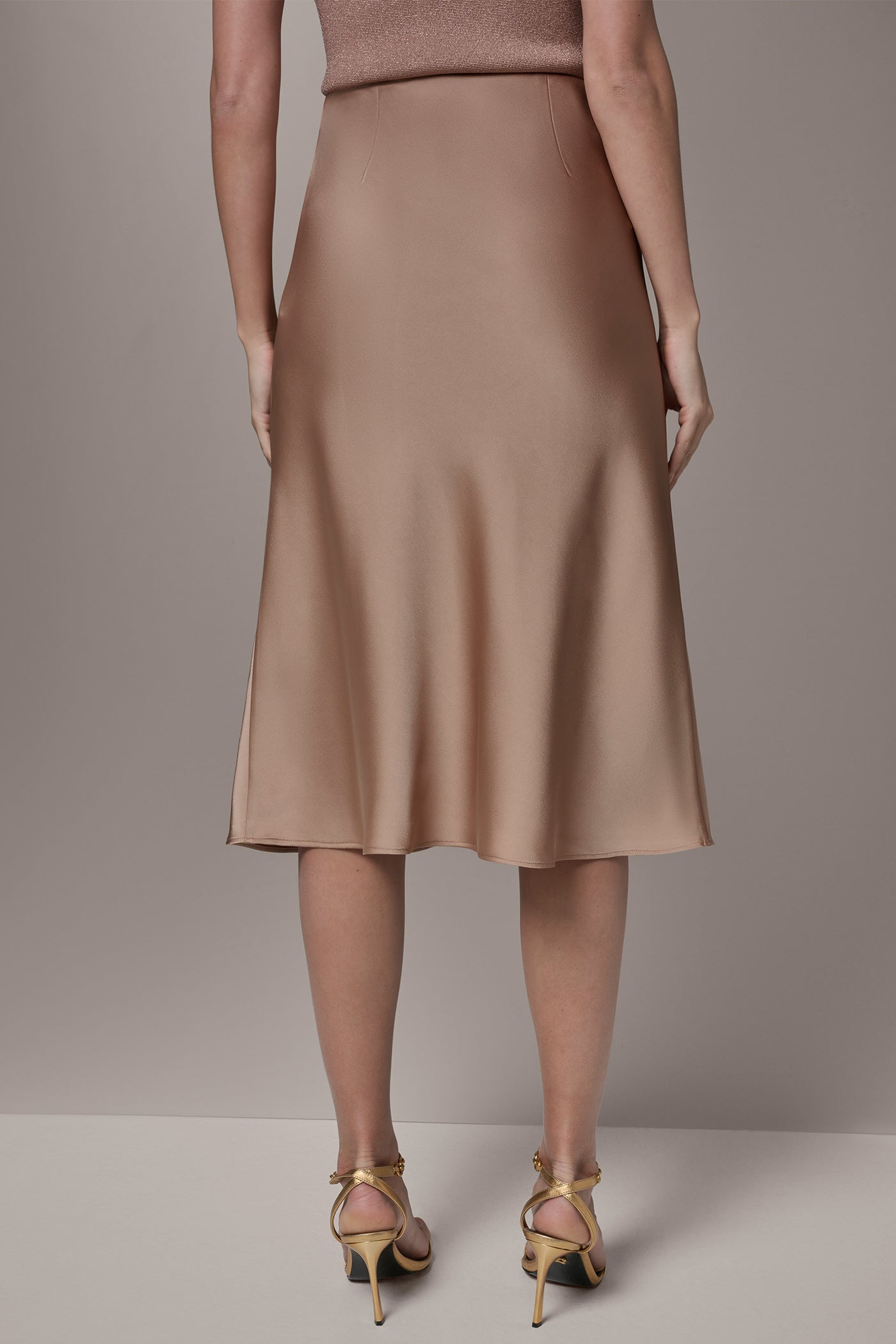 Donna Karan | SATIN BIAS MIDI SKIRT
