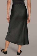 Donna Karan | SATIN MIDI A-LINE SKIRT