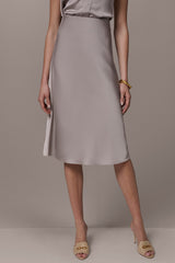 Donna Karan | SATIN BIAS SKIRT