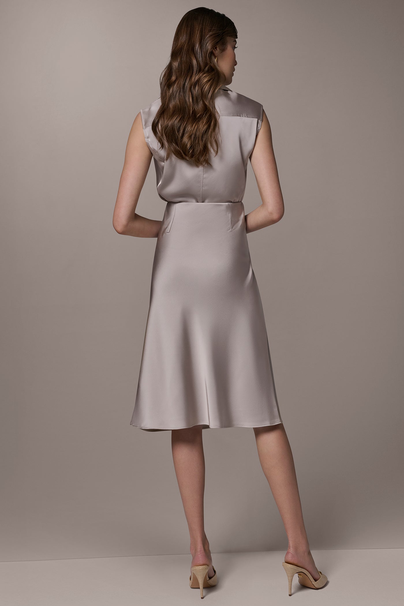 Donna Karan | SATIN BIAS SKIRT