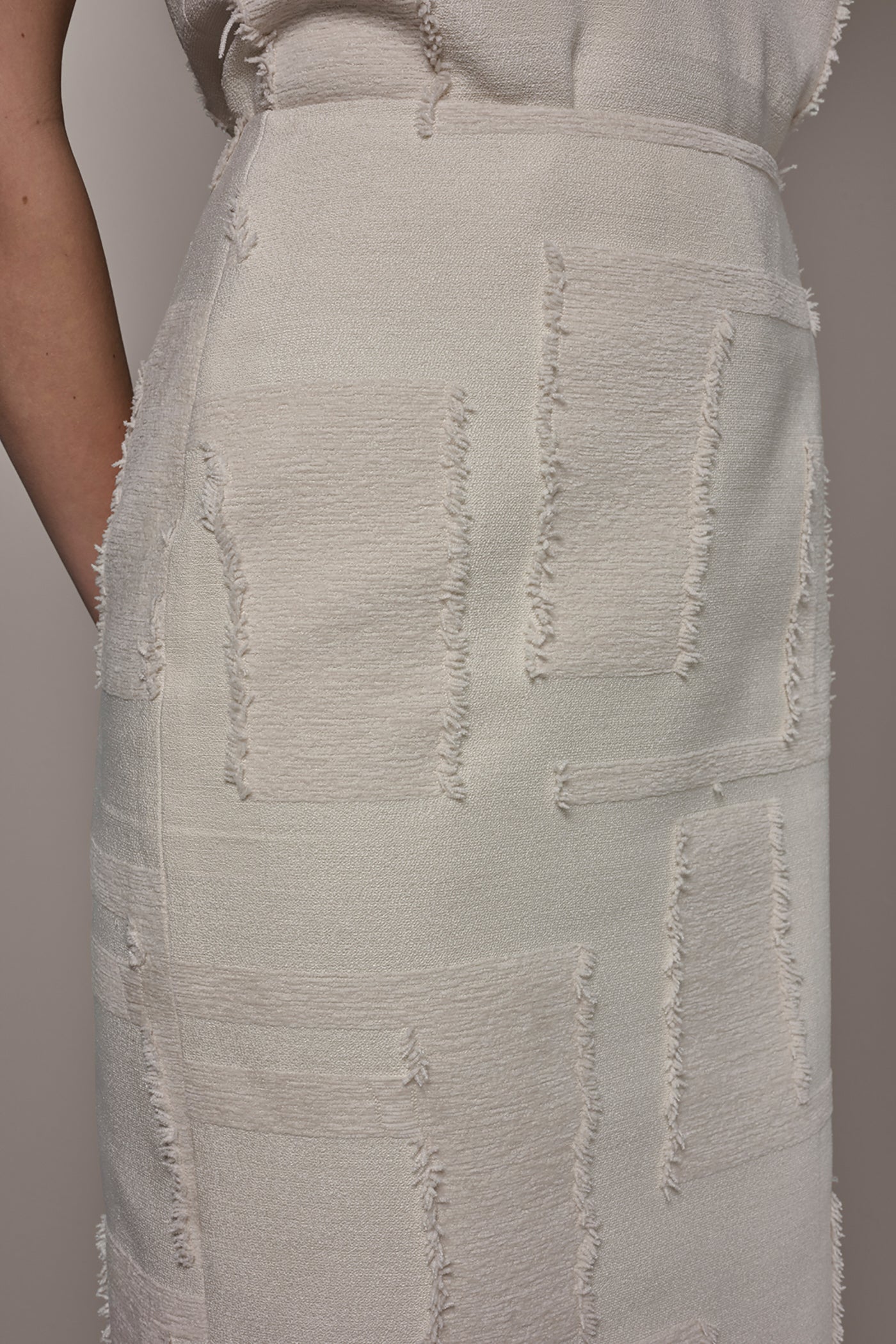 Donna Karan | JACQUARD MIDI SUIT PENCIL SKIRT
