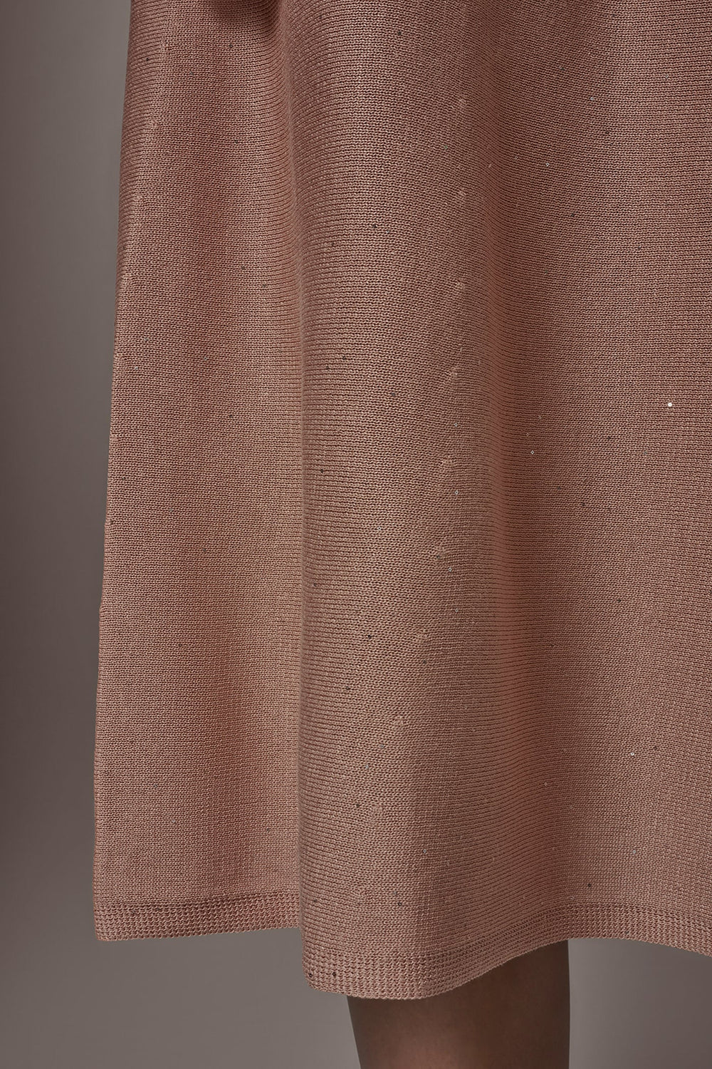 Donna Karan | SEQUIN MIDI A-LINE SWEATER SKIRT