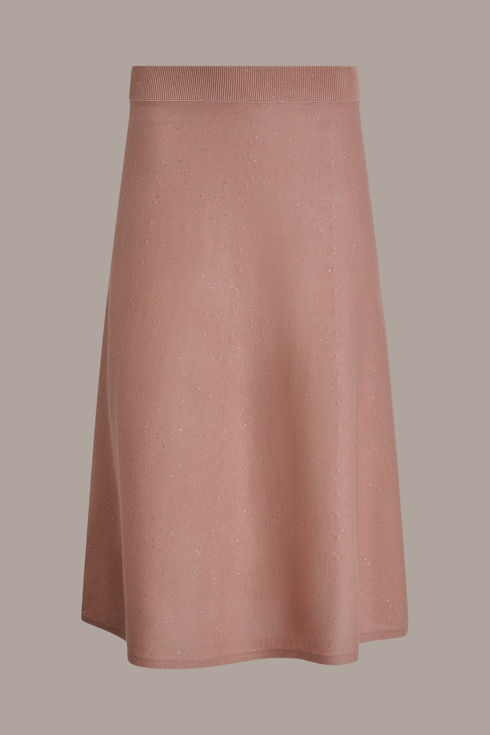 Donna Karan | SEQUIN MIDI A-LINE SWEATER SKIRT