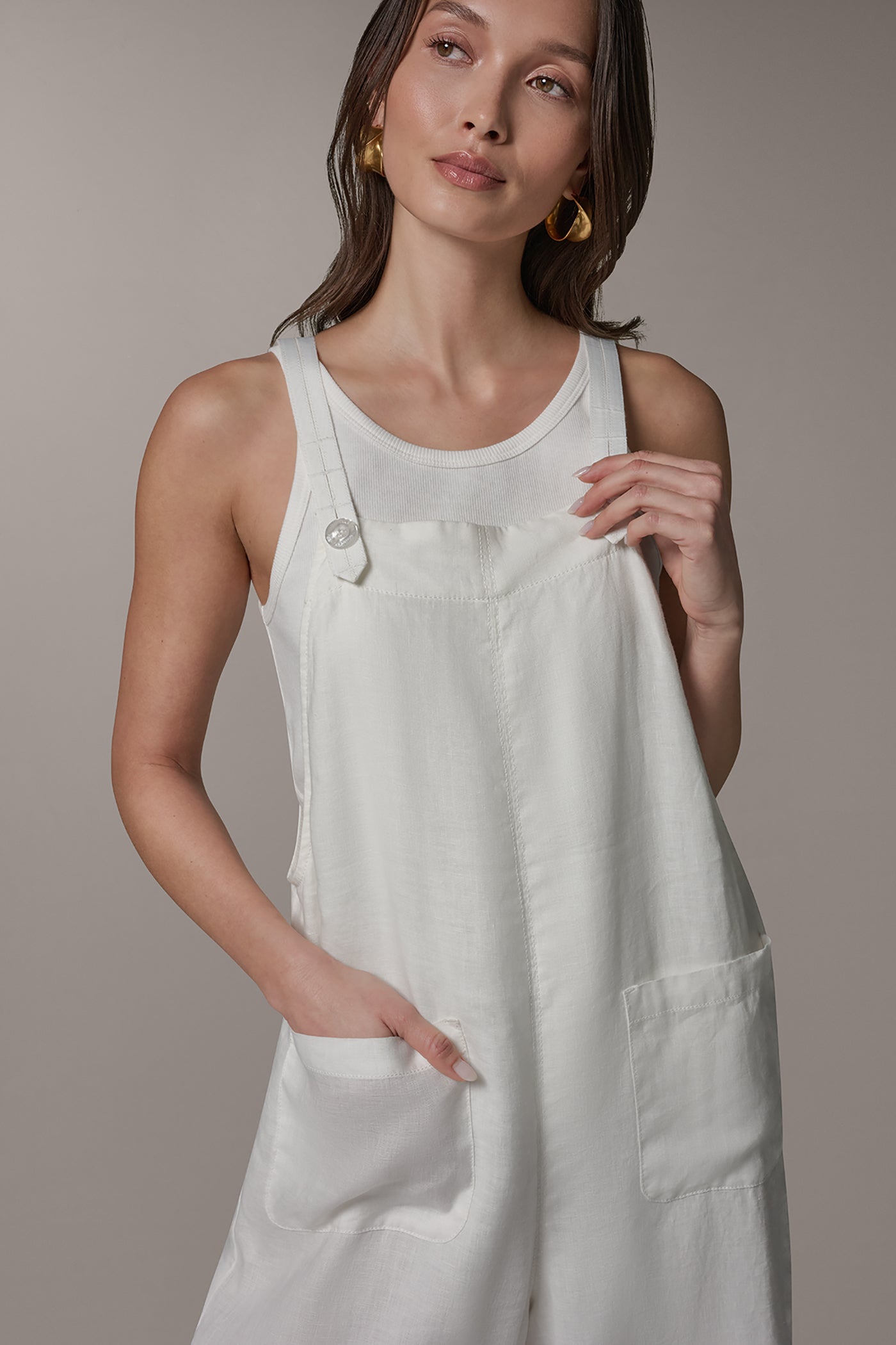 Donna Karan | SLEEVELESS CROPPED JUMPER