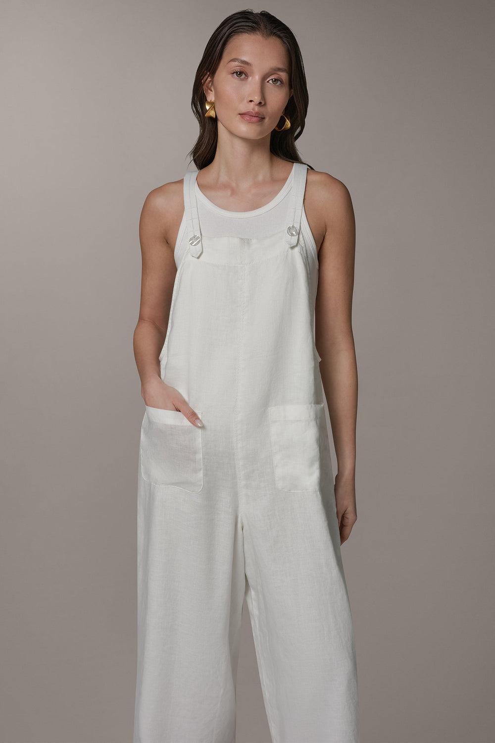 Donna Karan | SLEEVELESS CROPPED JUMPER