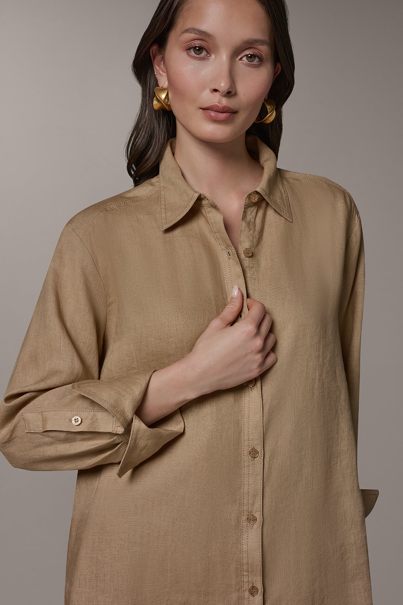 Donna Karan | LONG SLEEVE SHIRT
