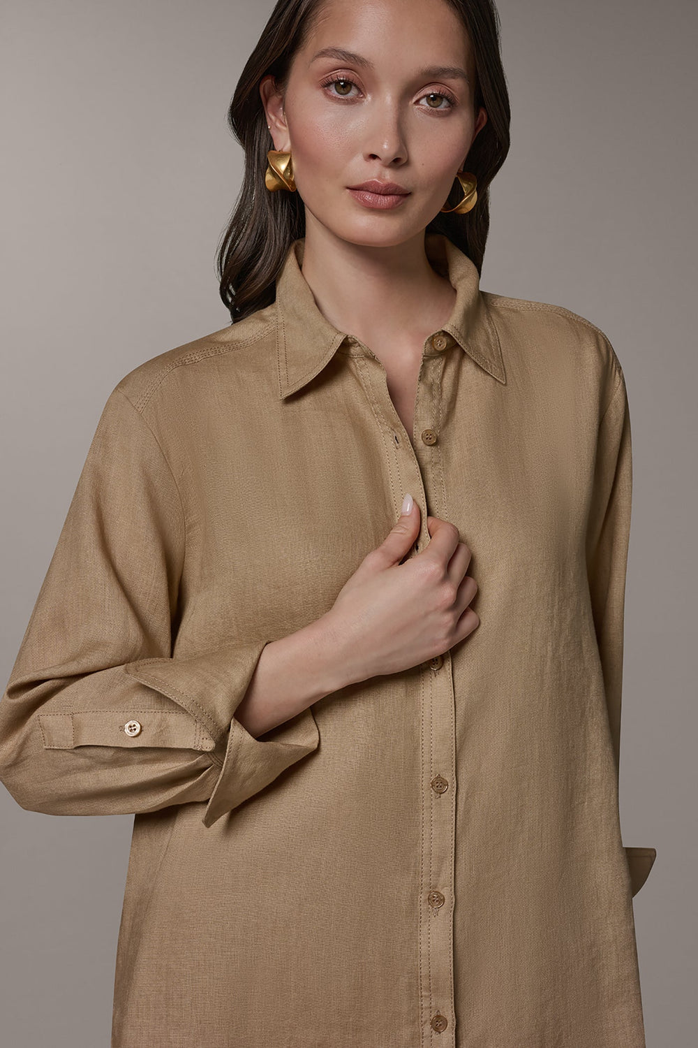 Donna Karan | LONG SLEEVE SHIRT