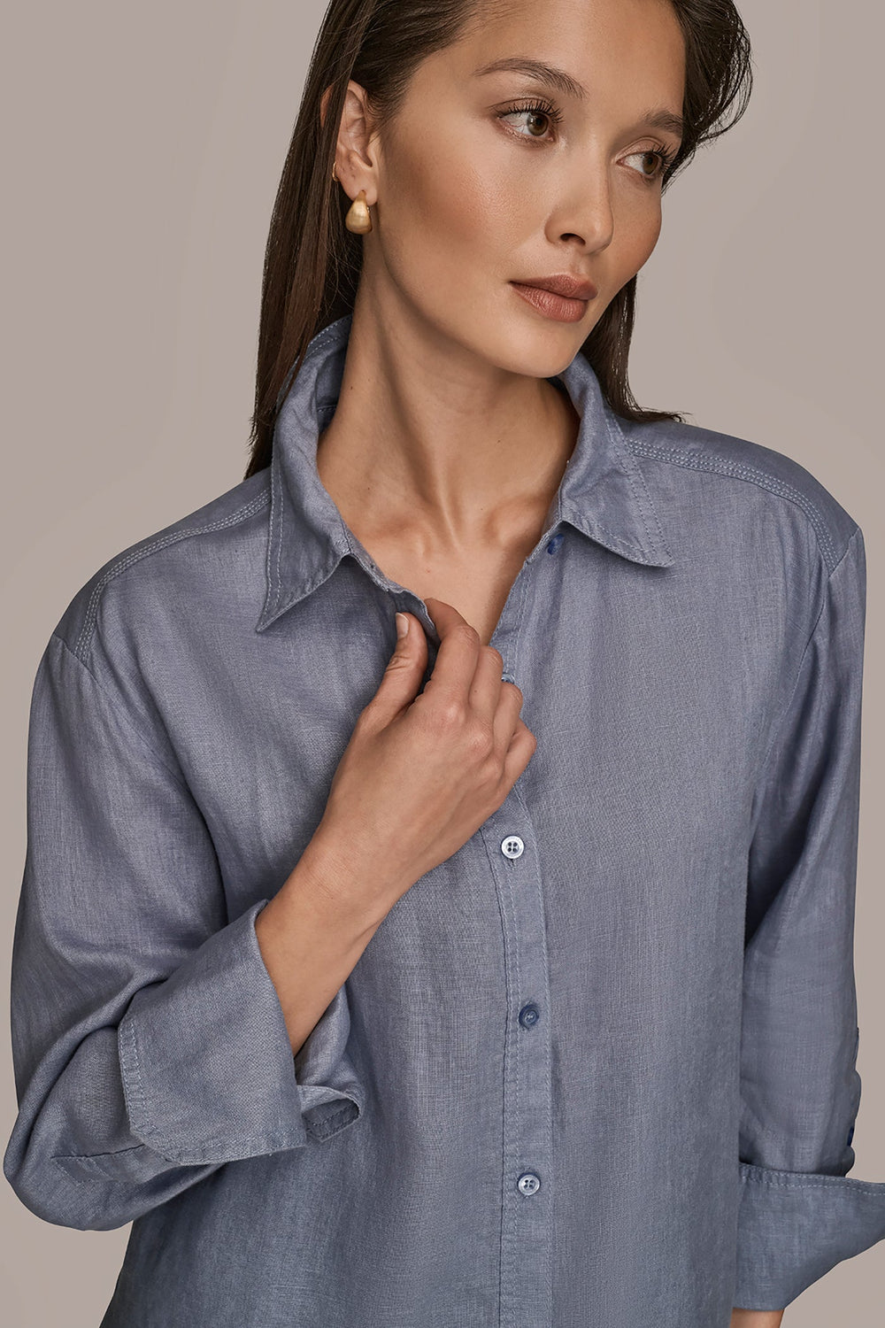Donna Karan | LONG SLEEVE SHIRT