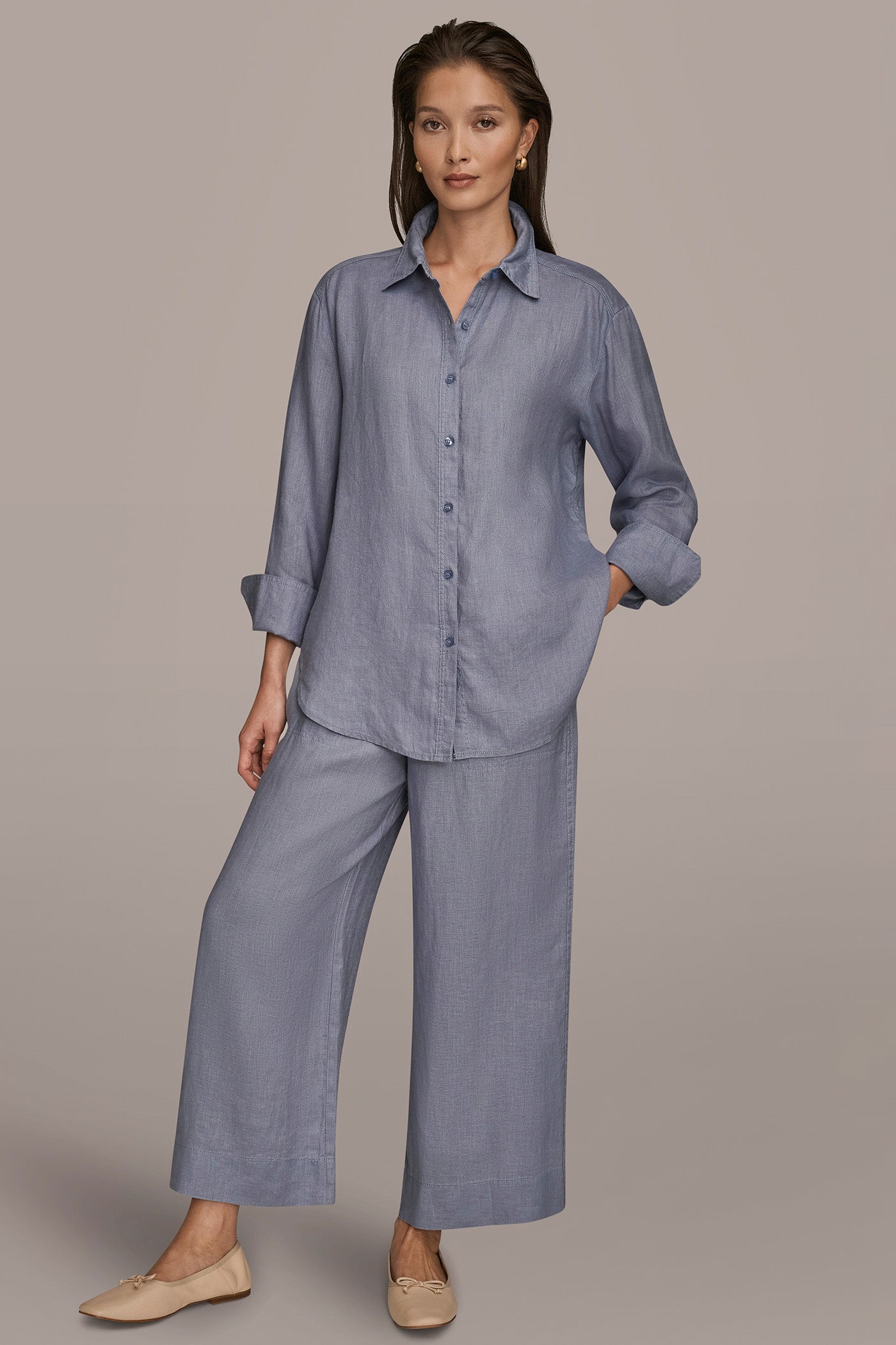 Donna Karan | LONG SLEEVE SHIRT