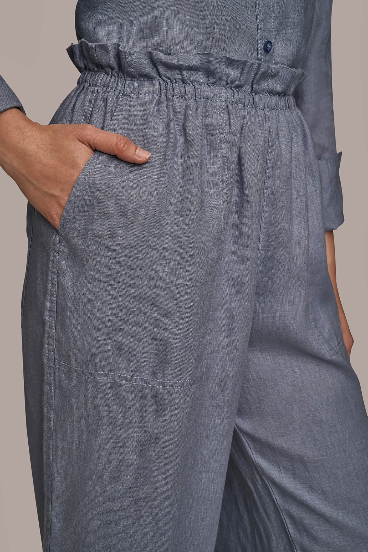 Donna Karan | HIGH-RISE PAPERBAG PANT