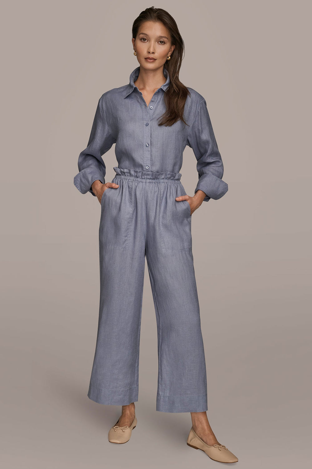 Donna Karan | HIGH-RISE PAPERBAG PANT