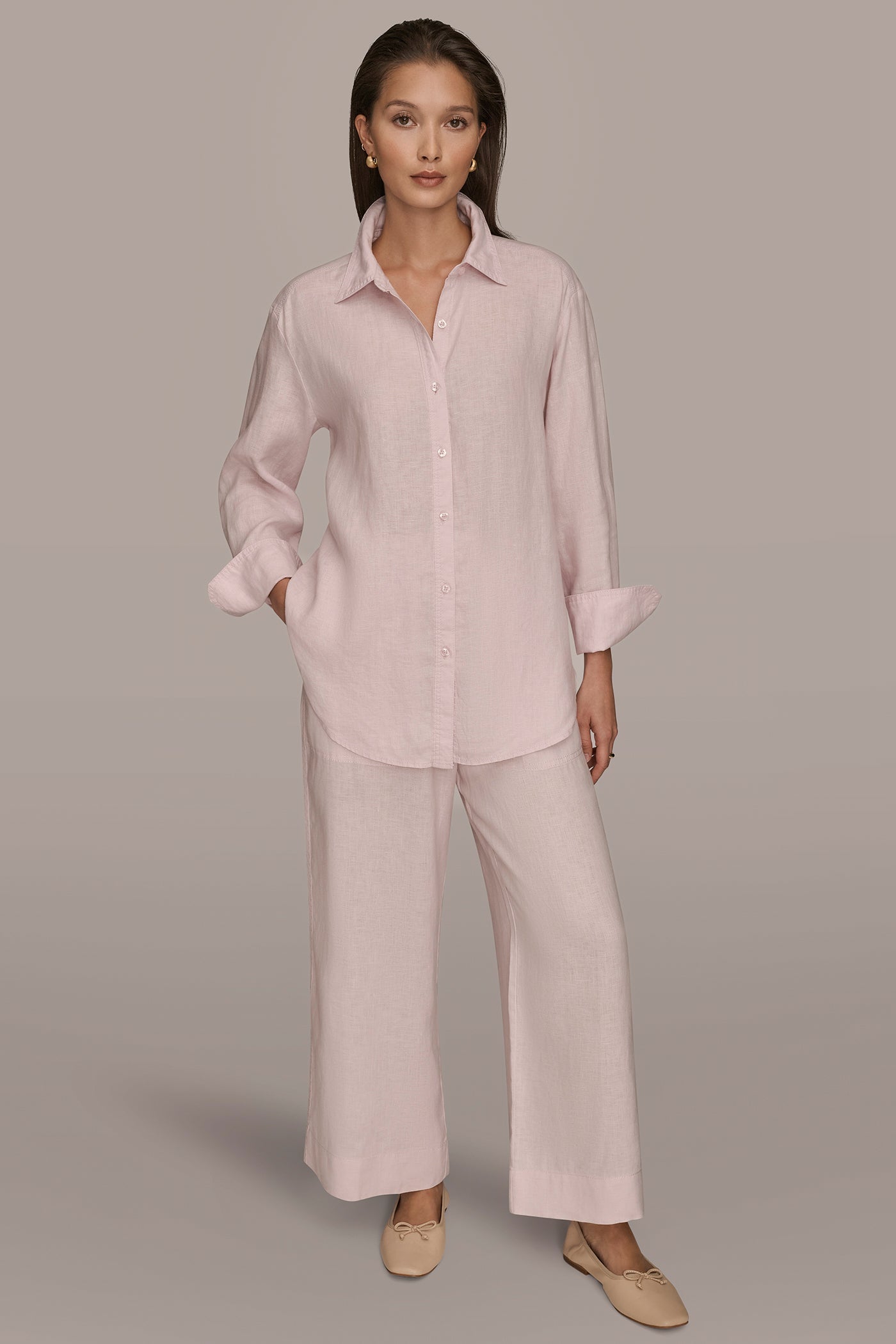 Donna Karan | LONG SLEEVE SHIRT