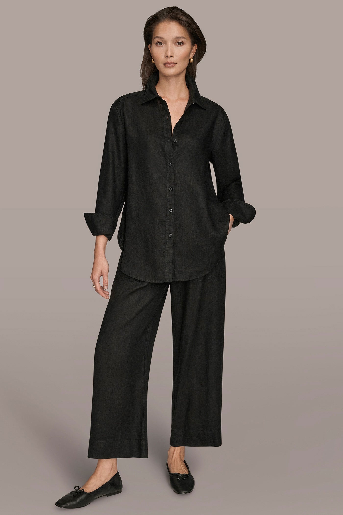 Donna Karan | LONG SLEEVE SHIRT