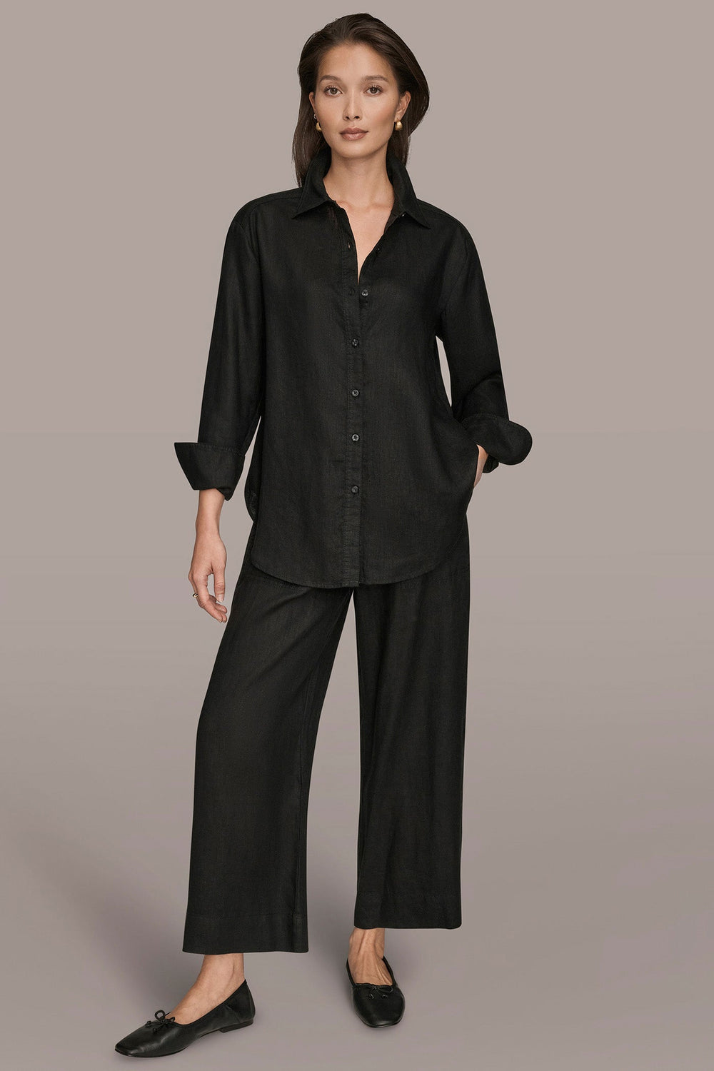 Donna Karan | LONG SLEEVE SHIRT