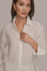Donna Karan | LONG SLEEVE SHIRT