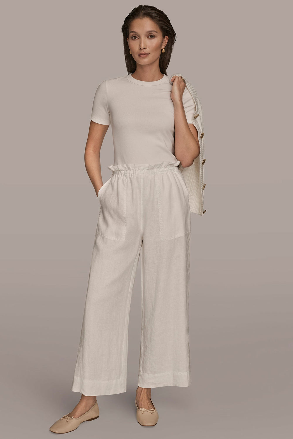 Donna Karan | HIGH-RISE PAPERBAG PANT