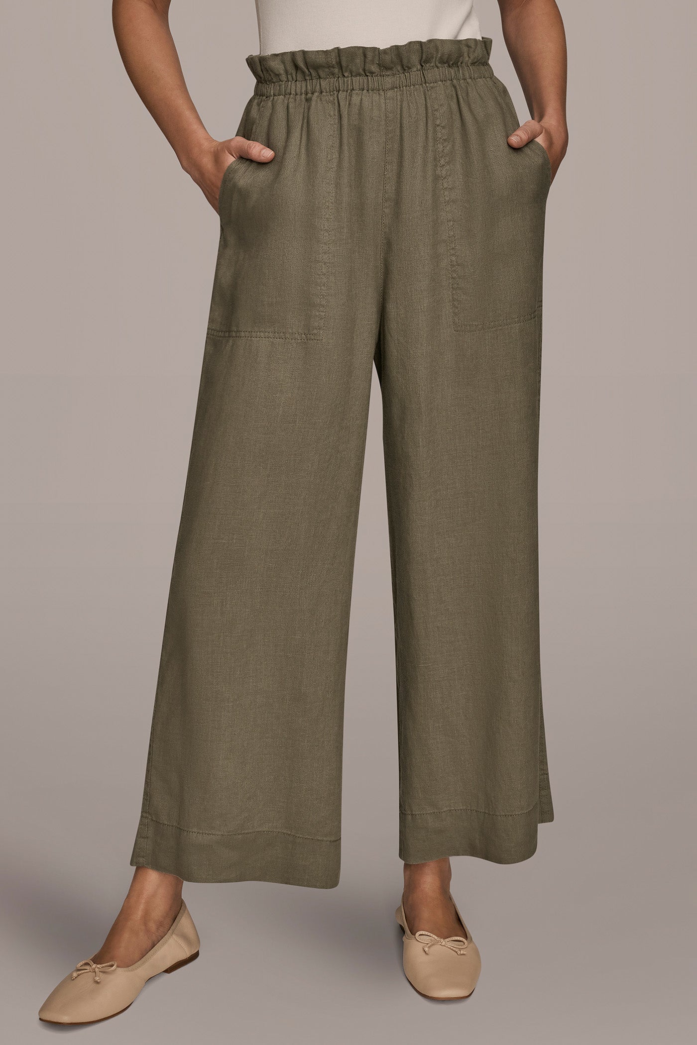 Donna Karan | HIGH-RISE PAPERBAG PANT