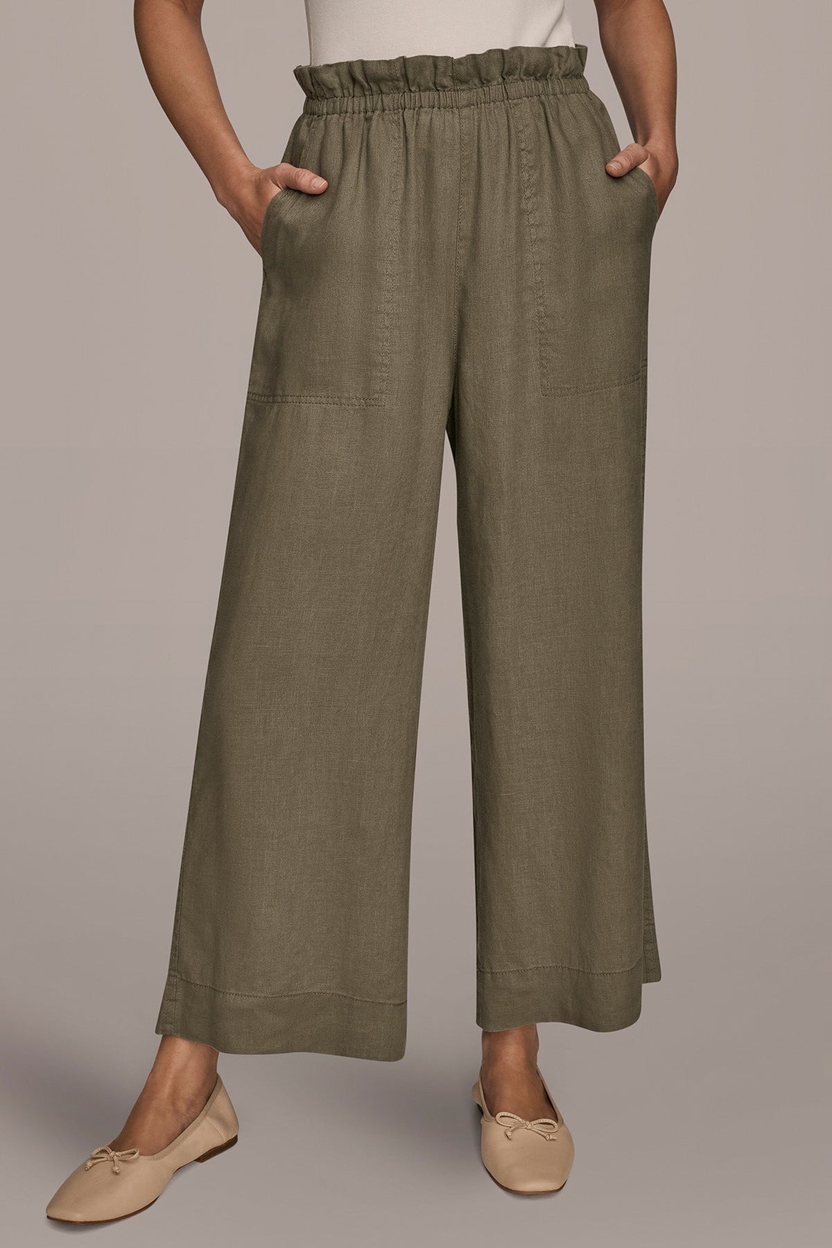 Donna Karan | HIGH-RISE PAPERBAG PANT