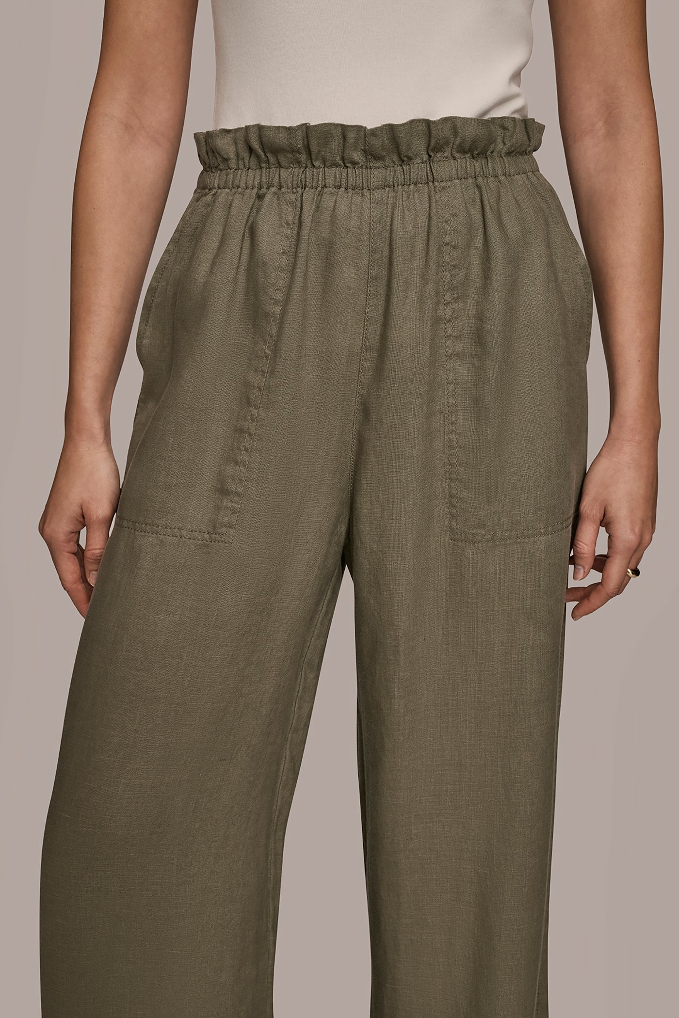 Donna Karan | HIGH-RISE PAPERBAG PANT