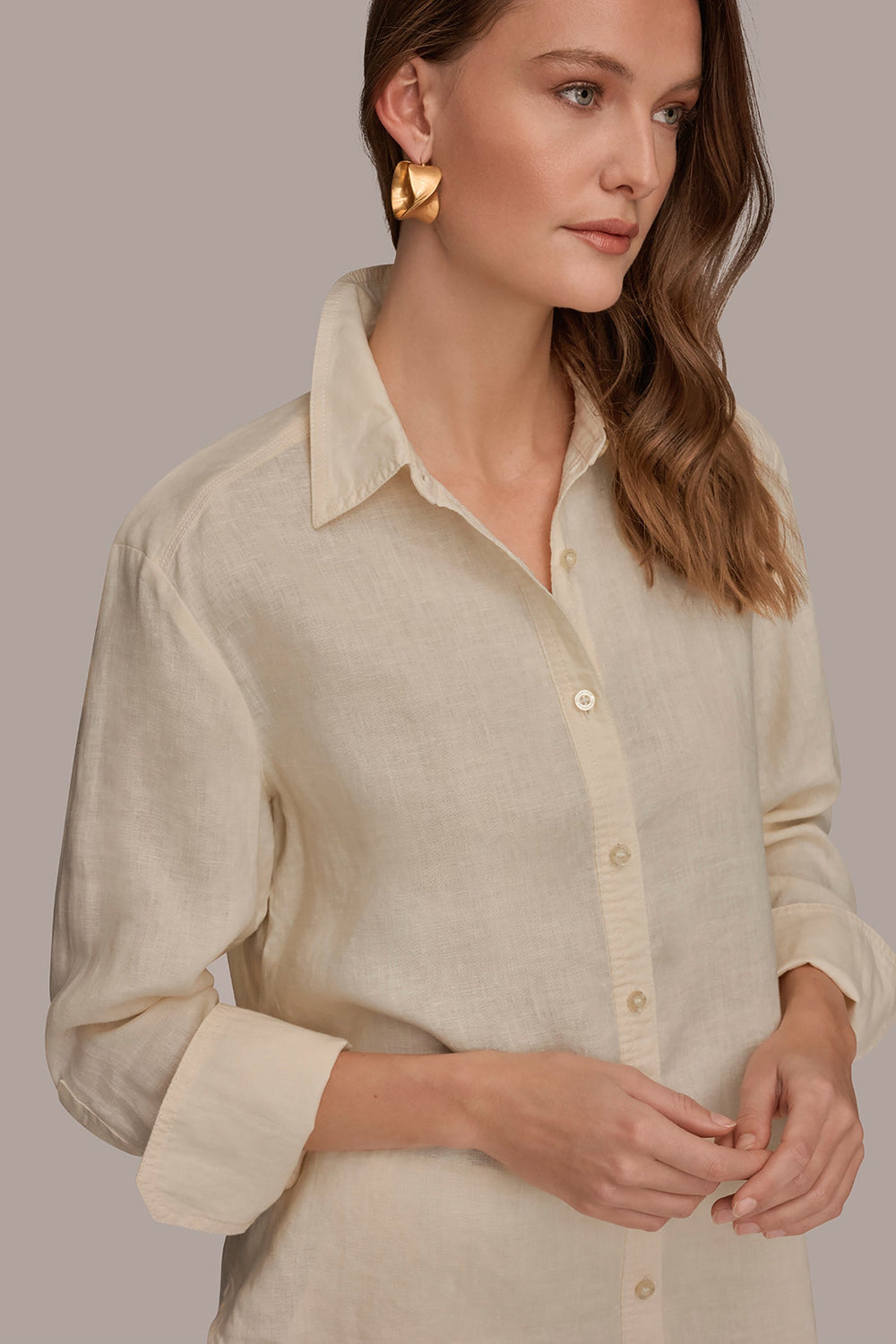 Donna Karan | LONG SLEEVE SHIRT