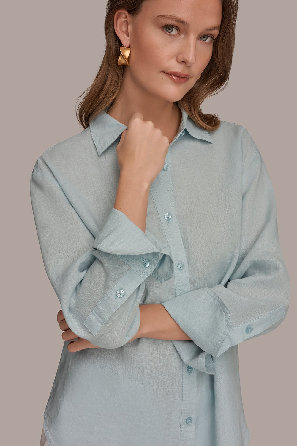Donna Karan | LONG SLEEVE SHIRT